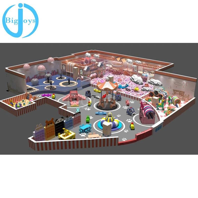 Nursery School Soft Indoor Playground with New Style Designs