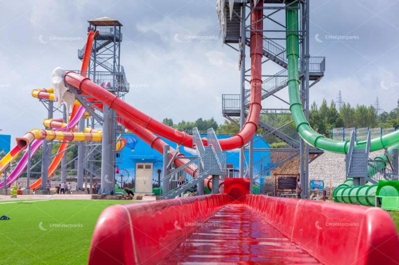 Commercial Fiberglass Water Slide Water Park for Outdoor