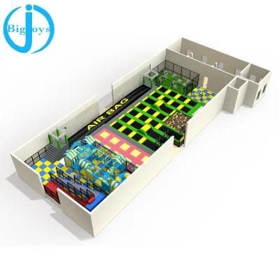 Hot Selling New Design Trampoline Park for Adult and Children