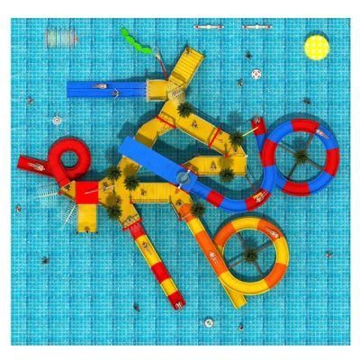 Fiberglass Material and Customized Color Water Spray Park Equipment