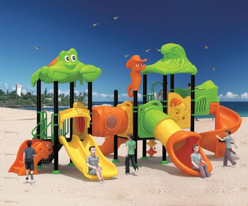 Hot Sale Plastic Slide Outdoor Playground for Children (TY-70112)