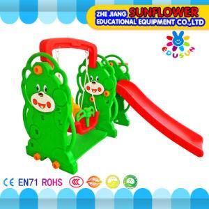 Indoor Playground Bear Shape Children Toys Kindergarten Soft Plastic Slide Playground (XYH12065-4)