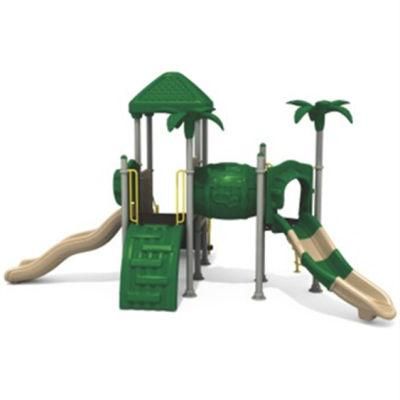 Customized Outdoor Kids Playground Amusement Park Equipment Plastic Slide 322b