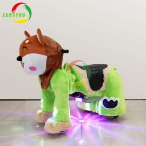 Hi Ce Coin Operated Stuffed Animal Ride Electric Ride on Furry Animal