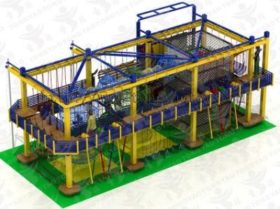 2015 Climbing Ropes Nets Obstacle Indoor Playground