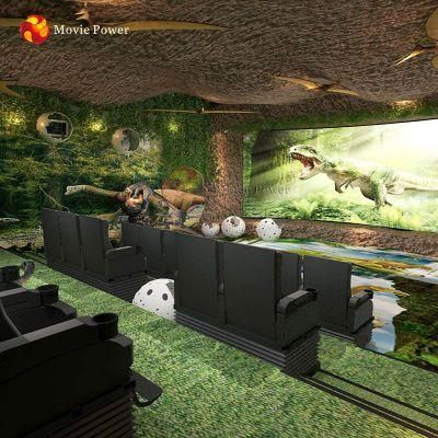 High Quality Multi Seats Dynamic Dinosaur Theme 4D Motion Simulator Seat Cinema