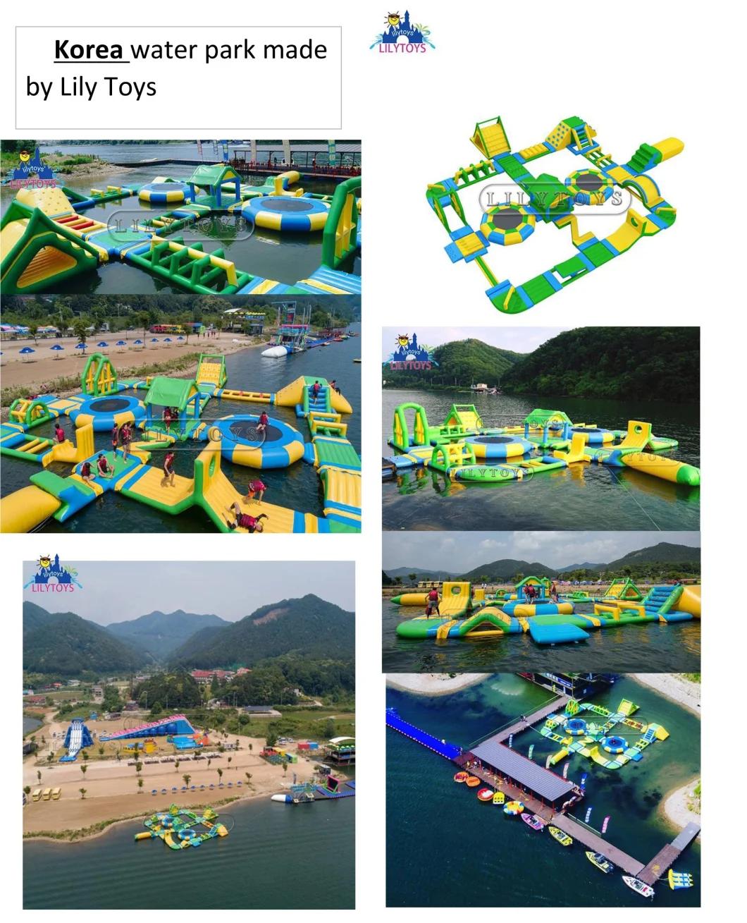 Commercial Floating Toys Inflatable Water Park, Giant Beach Waterpark for Adult