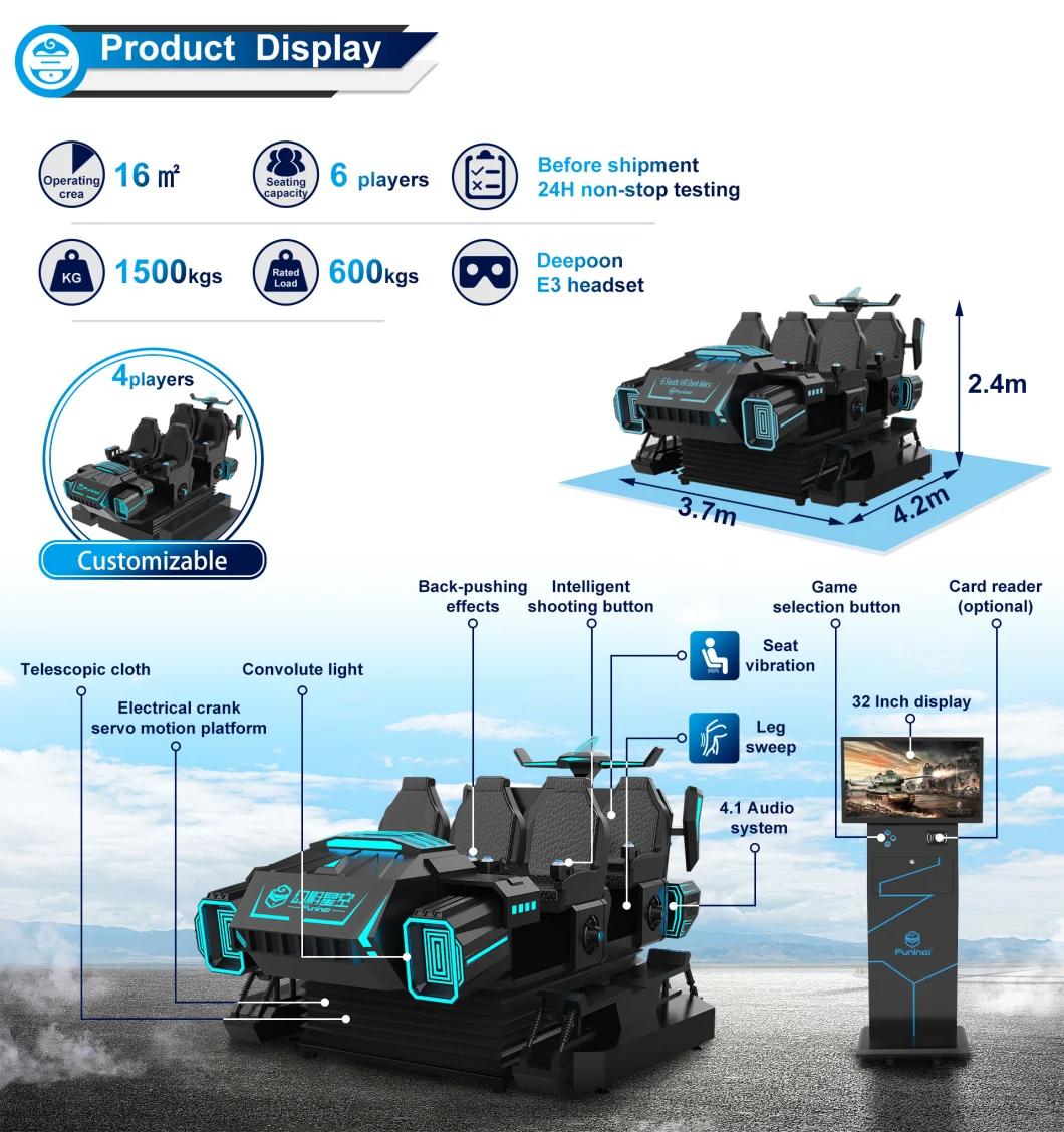 9d Vr 6 Seats Vr Cinema Simulator for Sale