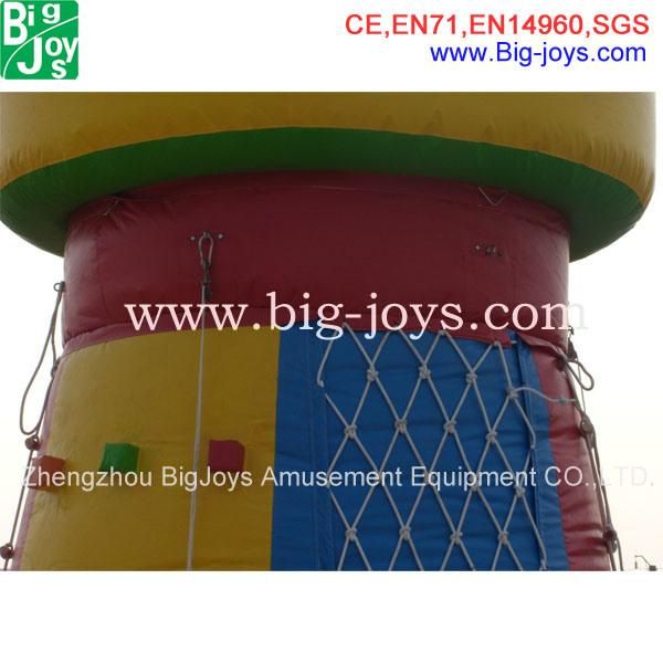 9.8mh Ginflatable Climb Wall Sport Ame for Sale