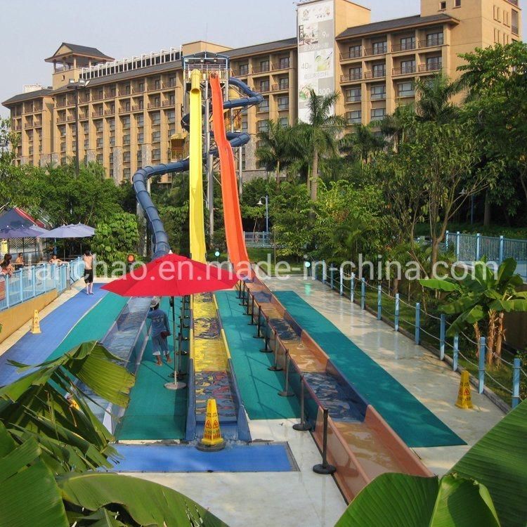 Freefall Slide Fiberglass Water Park for Adult Play
