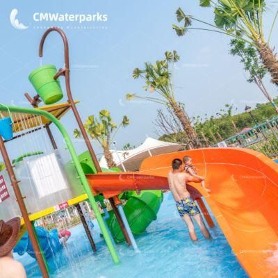 Customizable Water Park Equipment Water Slide Water House for Outdoor
