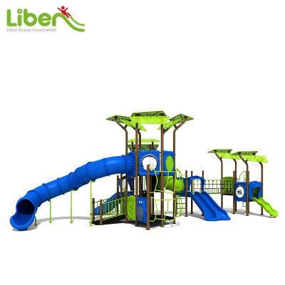 Liben Play GS-Certified Plastic Outdoor Playground Equipment of Woods Series
