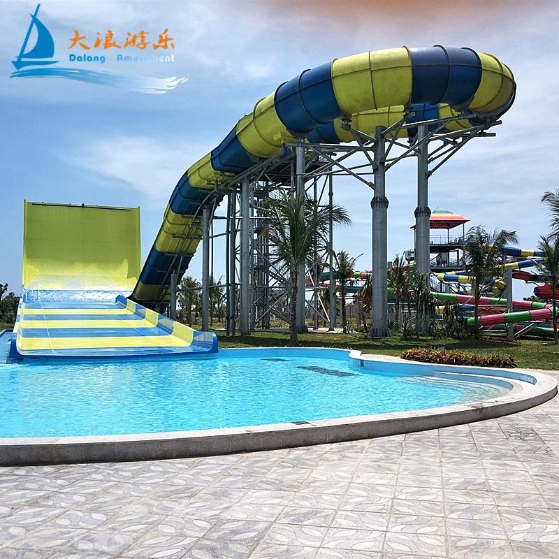 Water Slide Water Park Equipment Pool Slides Fiberglass Skateboard Water Slides