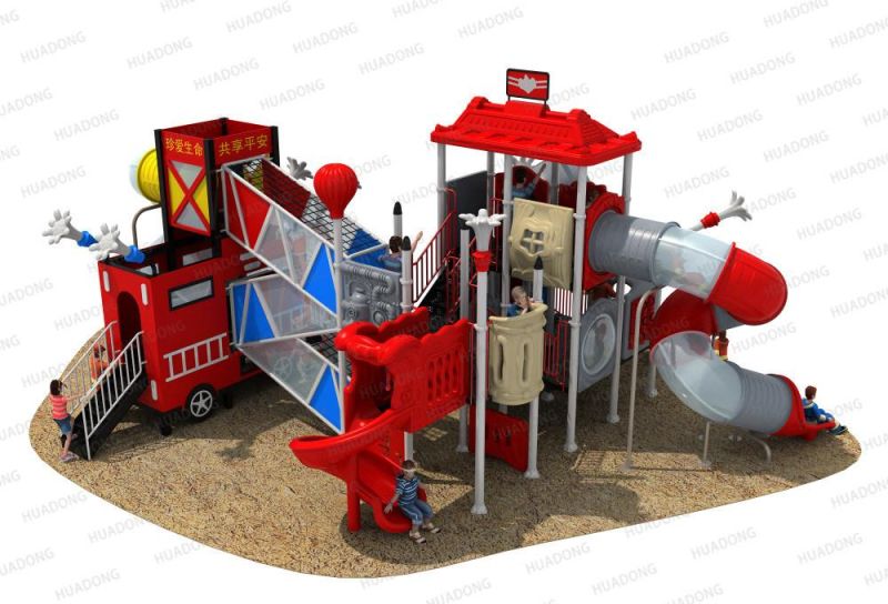 Fire Control Series Big Outdoor Playground Children Slide for Sale