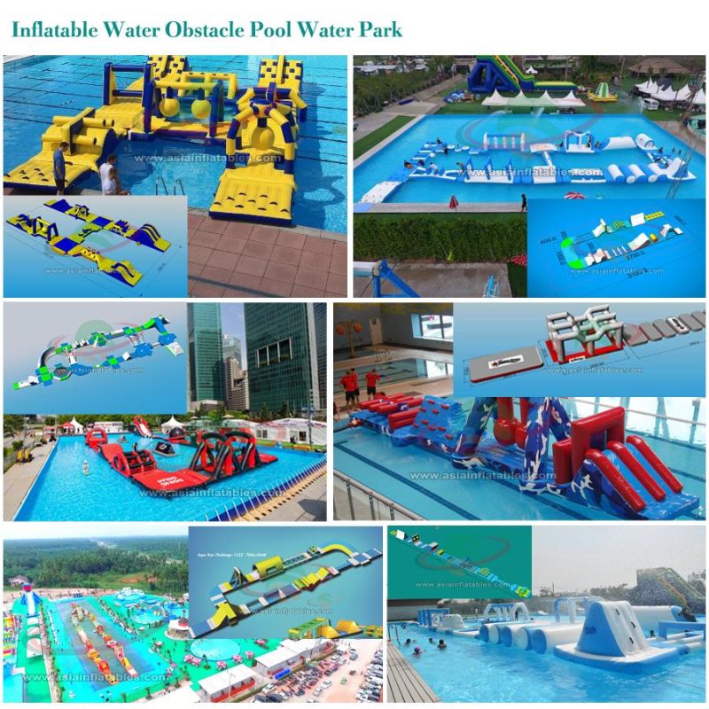 Customized Inflatable Aqua Park Water Floating Island Aqua Equipment Park