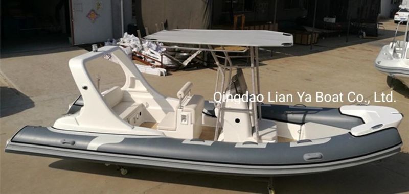Liya 6.2m 115HP Outboard Motor Boat Speed Inflatable Boats