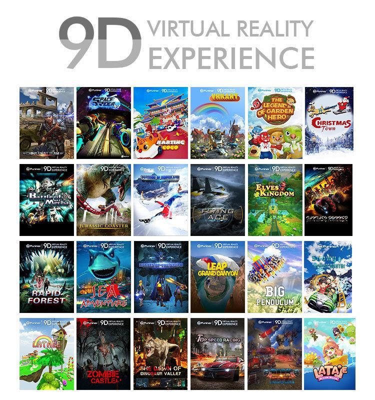 Dynamic Virtual Reality 9d Vr Simulator with Oculus Rift