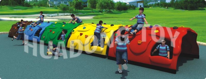 Kids Unique Shape Outdoor Plastic Climbing Play Tunnel