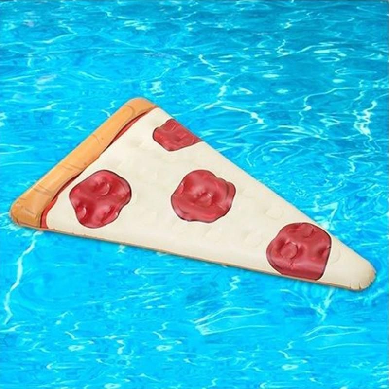 PVC Raft Floating Inflatable Slice Pizza Shape Swimming Pool Float for Adult
