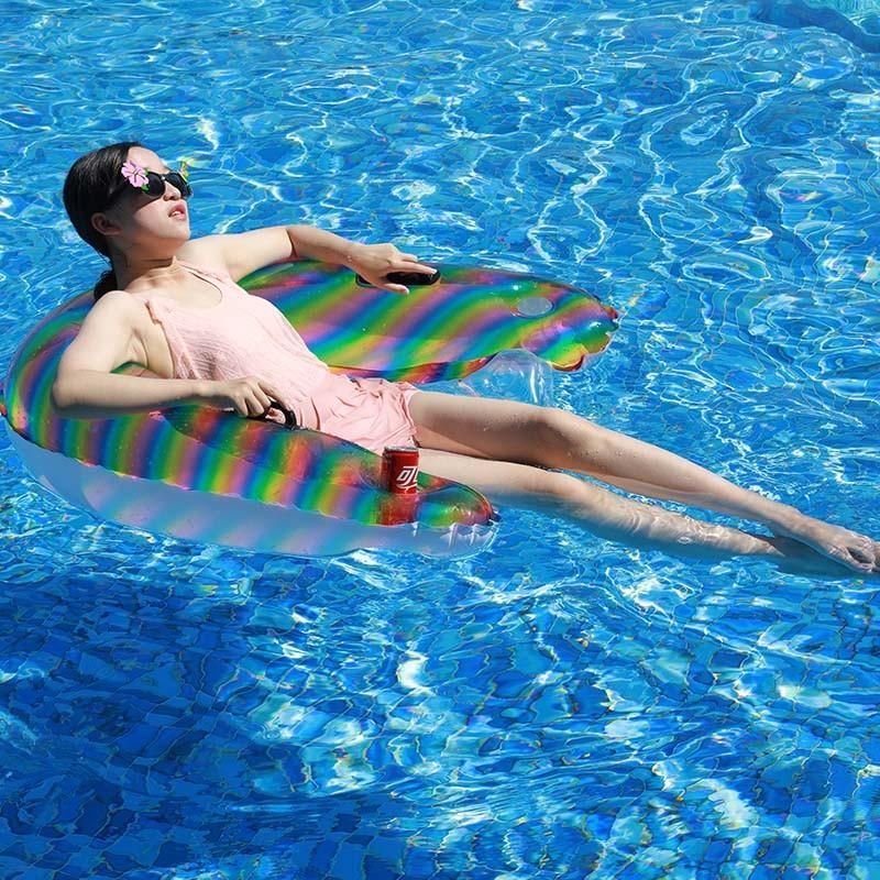 New Design Summer Water Play Toys Inflatable Colorful Water Chair Pool Float