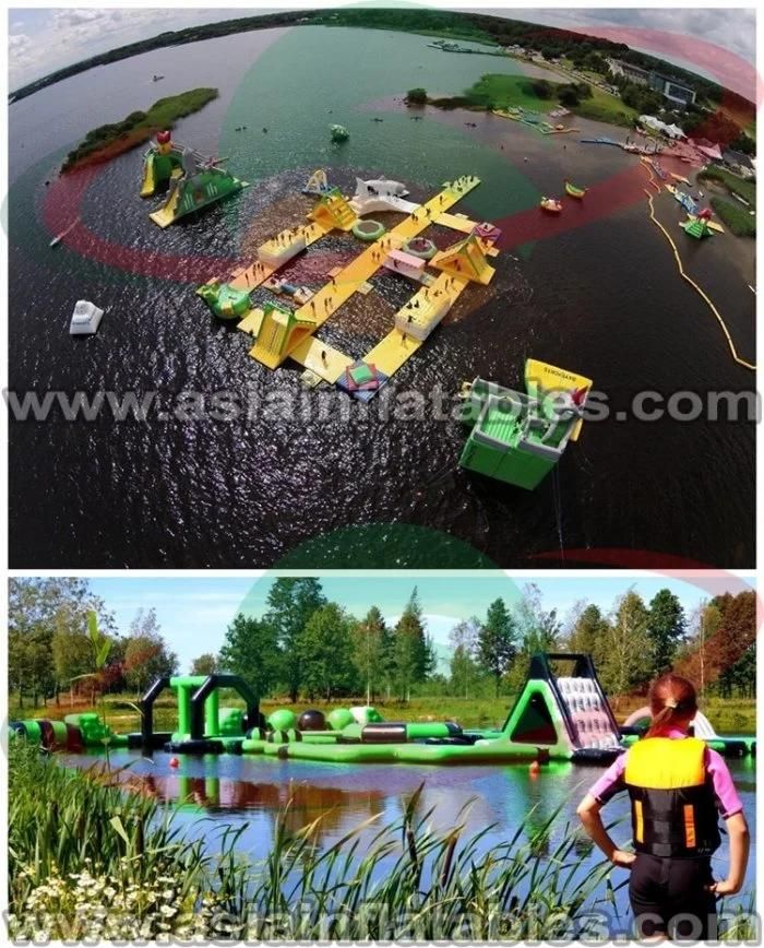 Hot Sell Adult Lake Trampoline Inflatable Water Park Toy