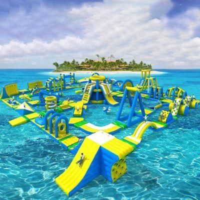 Commercial Summer Event Inflatable Water Park with Water Slide for Children Adults
