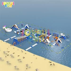 Joyful Fun Commercial Big Inflatable Floating Adventures Inflatable Water Park