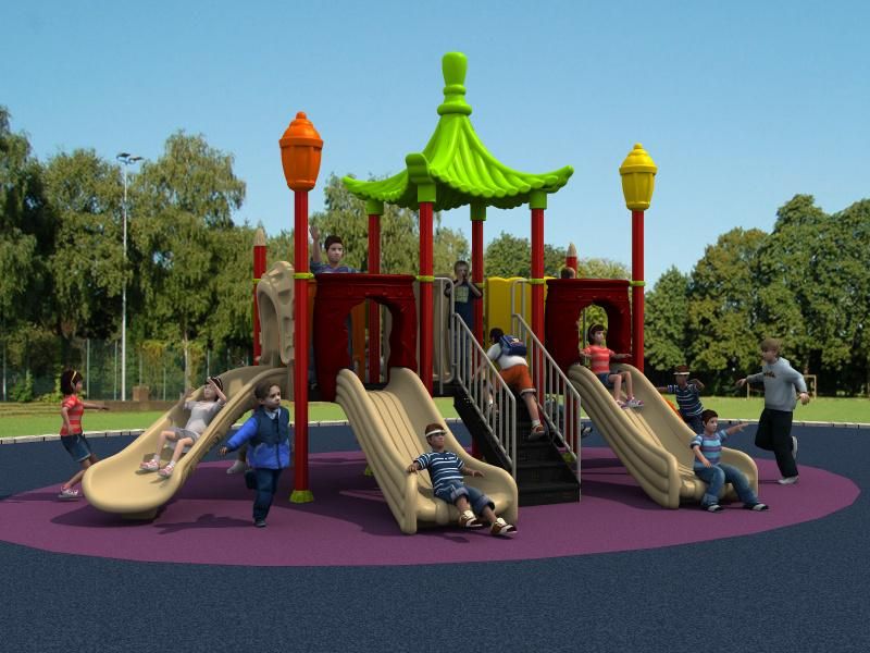 Fable Serie Park Outdoor Playground Kids Slide Amusement Equipment