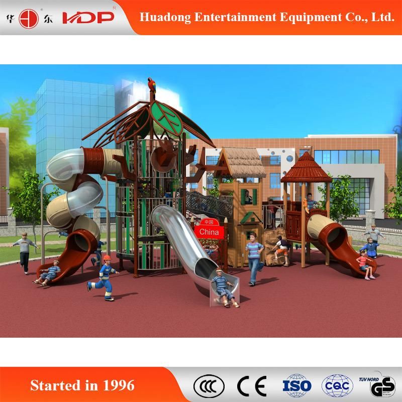Forest Series Wooden Climb Children Funny Outdoor Playground (HD-MZ004)