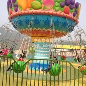 16 Seats Professional Supplier Amusement Watermelon Fruit Flying Chair Rides