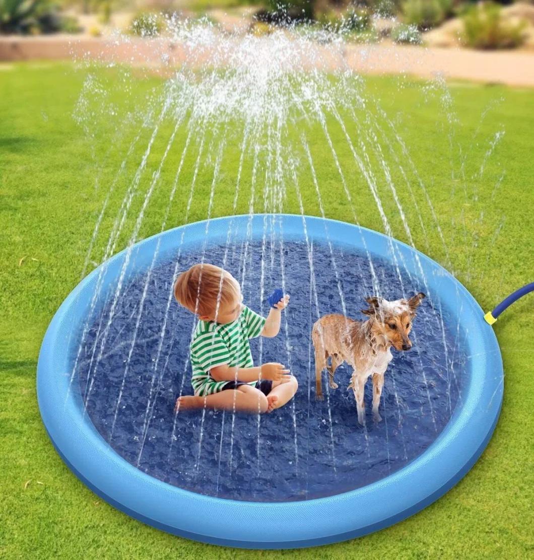 Pet Bathtub Dog Swimming Pool Dog Bathtub Paddling Pool Folding Bathtub Pet Sprinkler Mat