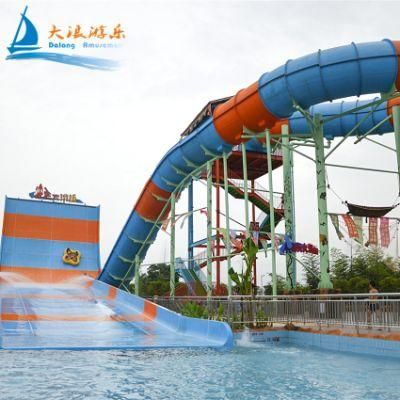 Hot Fiberglass Water Spiral Slides, Theme Water Park Equipment for Sale