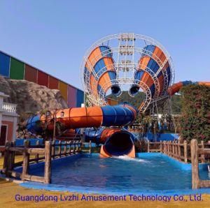 Large Water Park Rides Fiberglass Tornado Water Slide (WS-063)