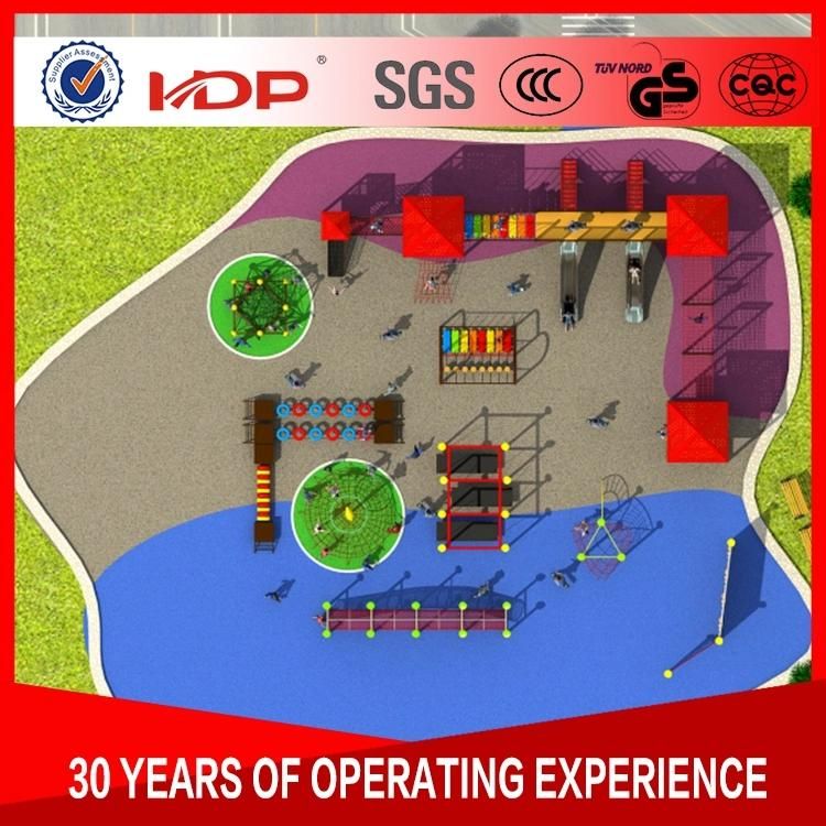 New Design Kids′ Toys Climbing Frames Rope Course, Outdoor Rope Climbing Playground