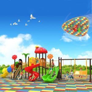 Amusement Park Commercial Plastic Slide and Swing Combination Set (BBE-B54)