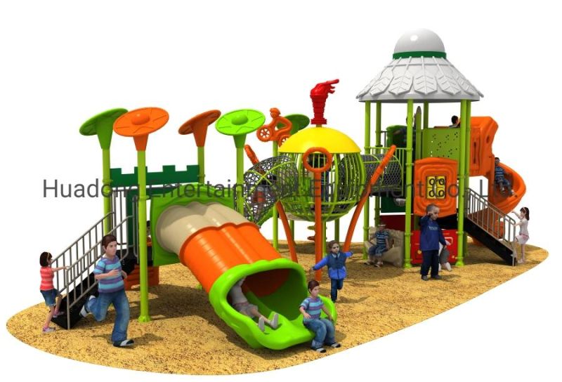Children Paradise Kids Playground, Safety Playground Set Multi Function Amusement Park LLDPE & Galvanized Pipe