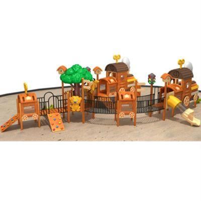 School Park Wooden Slide Climbing Outdoor Kids Playground Equipment Ym59