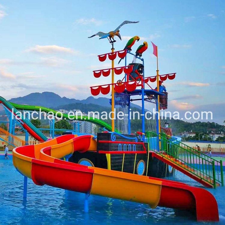 Manufacture Fiberglass Water Park Equipment Children Water Playground