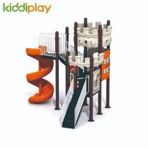 Children Outdoor Amusement Playground Castle Series Slide Set