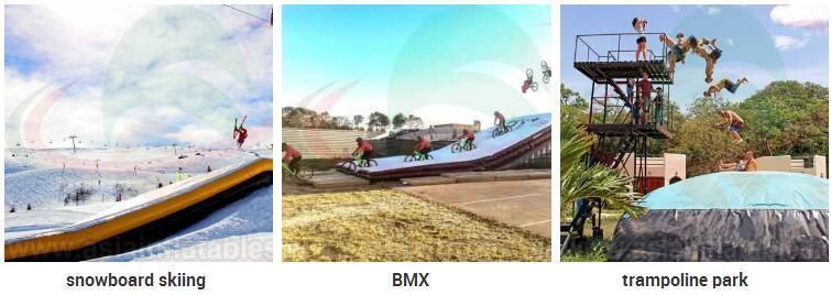 Most Popular Extreme Sport Inflatable Stunt Air Bag, Big Jump Air Bag for BMX