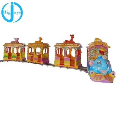 Kids Electric Amusement Train Rides, Luxury Train for Kids/Elephant Electric Track Train for Sale (BJ-ET18)