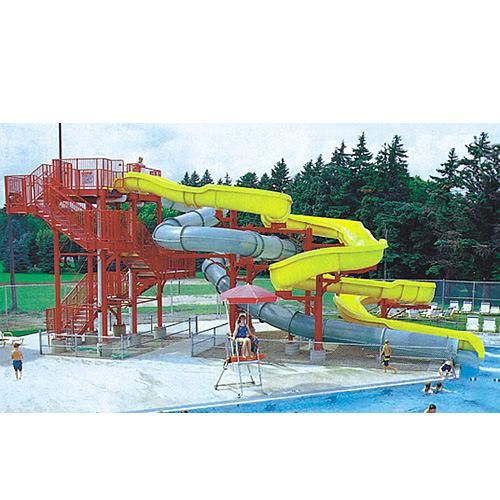 Hot Sell Outdoor Water Park Fiber Glass Water Slide