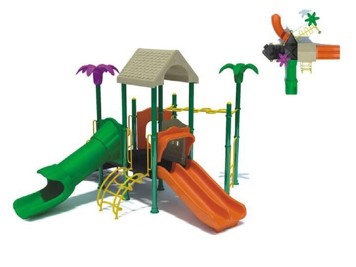 2021 Outdoor Playground New Design Equipment Kindergarten Kids Slide