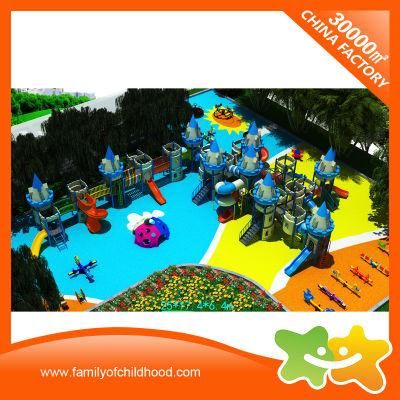 Children Play Castle Outdoor Plastic Playground Equipment Slide for Sale