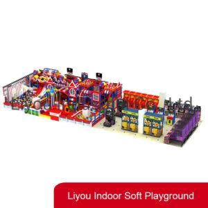 Liyou Indoor Plastic Playground Children Entertainment Commercial Playground Equipment