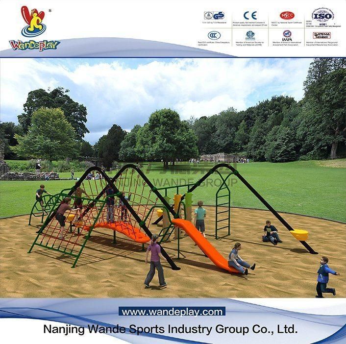 Kids Outdoor Playground for Sale Child Playhouse Outdoor Climbing Rope Net