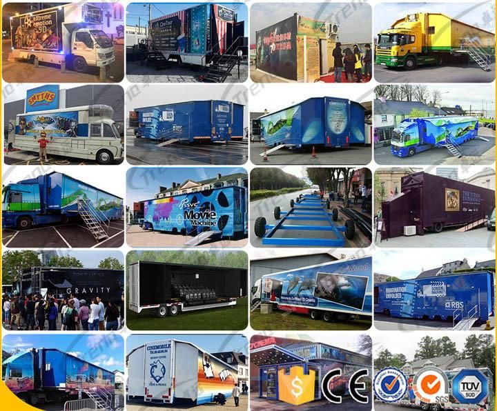 Mobile Truck 5D Movie, 5D Theater and 5D Cinema (ZY-5D)
