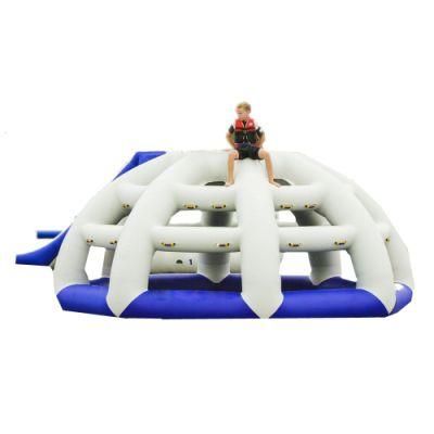 Commercial Use Water Park Floating Toys Inflatable Floating Water Slide Inflatable Climbing Tower for Aqua Park
