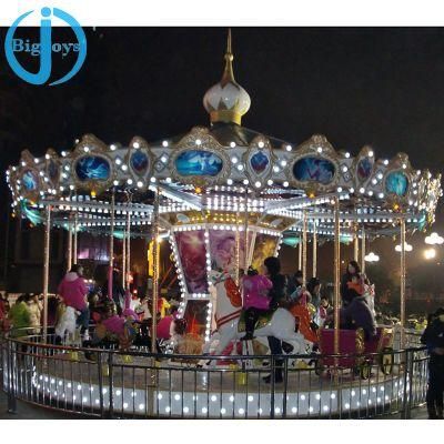 Factory Price Shopping Mall Kiddie Rides Family Game Romantic Merry-Go-Round Carousel Ride