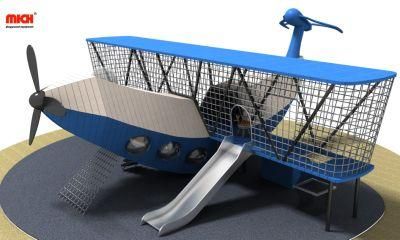 Aircraft Shaped Modern Kids Outdoor Playground